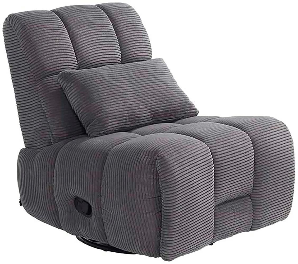 Jockenhöfer Gruppe Relaxsessel Doncaster Grau Cord - Bild 4