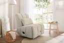 Jockenhöfer Relaxsessel Doncaster Grau Beige mit Dreh- und Relaxfunktion Bild 2