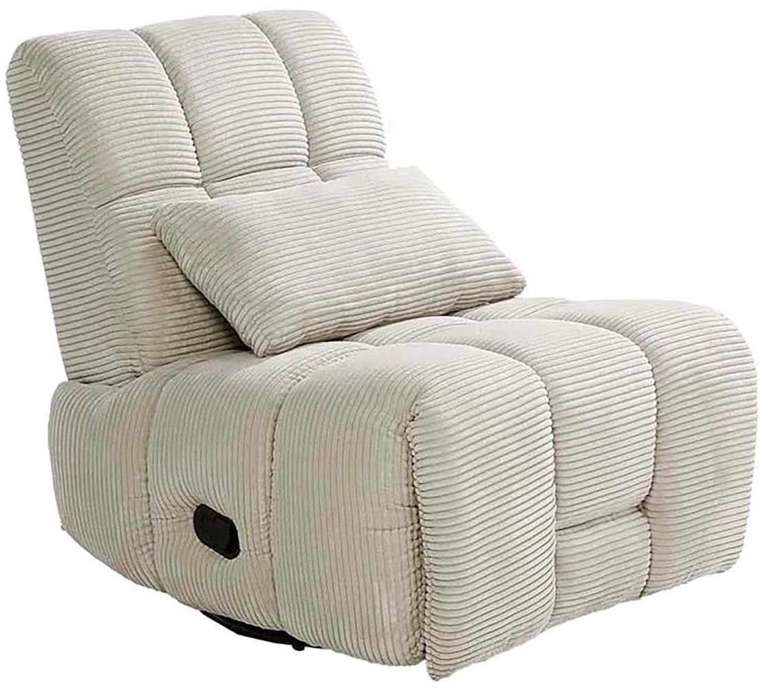 Jockenhöfer Relaxsessel Doncaster Grau Beige mit Dreh- und Relaxfunktion - Bild 4