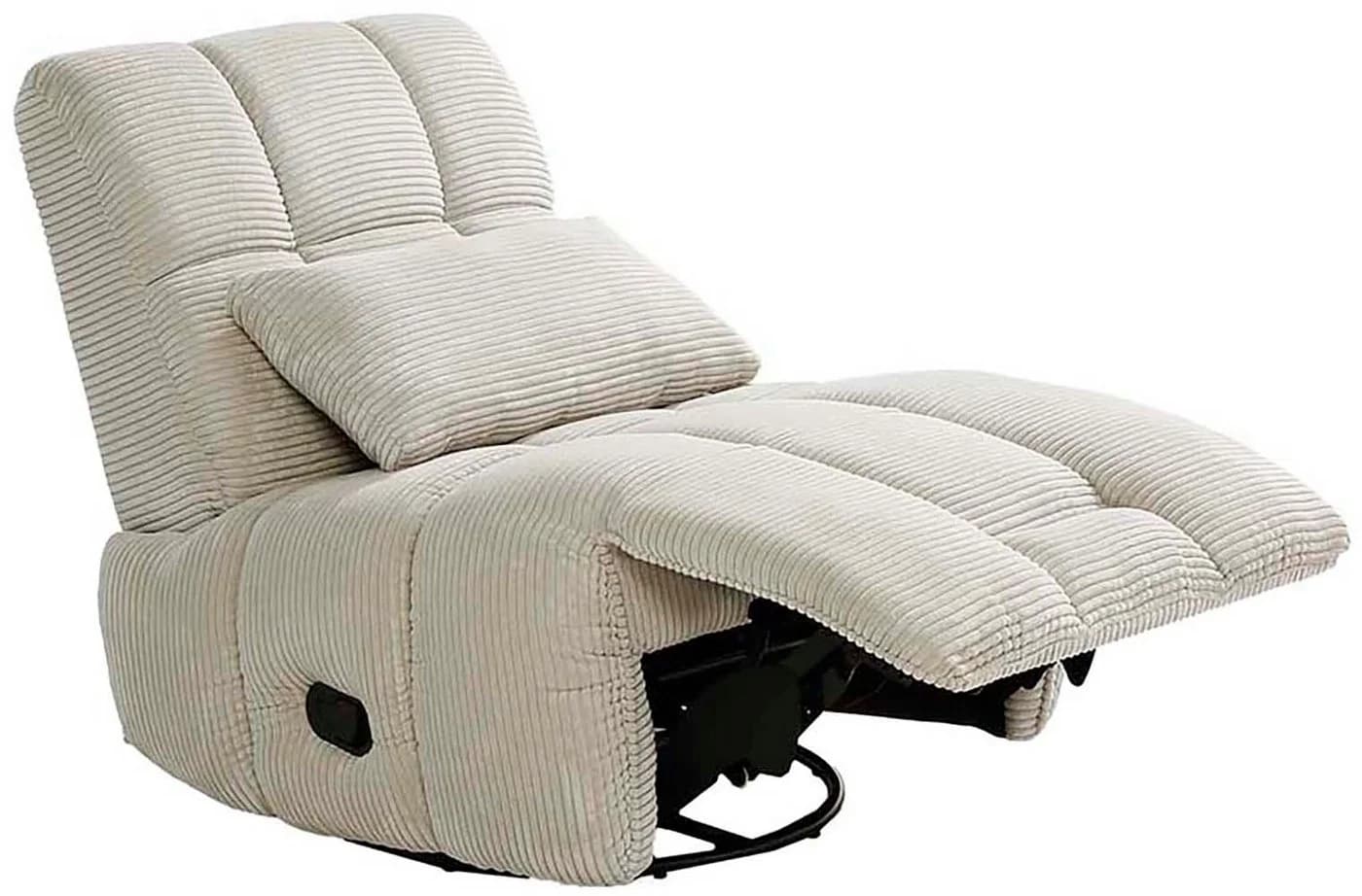 Jockenhöfer Relaxsessel Doncaster Grau Beige mit Dreh- und Relaxfunktion - Bild 5