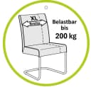 4-Fußstuhl Bennett Schwarz/Grau Jockenhöfer Bild 4