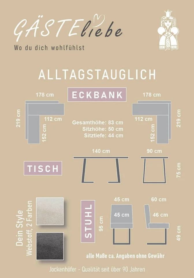 Eckbankgruppe OTTO HOME Set 4-tlg. Taschenfederkern Anthrazit - Bild 4