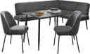 OTTO HOME Eckbankgruppe Melvin Tisch Schwarz Eckbank Anthrazit Bild 2