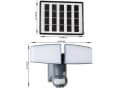 Northpoint LED Solarleuchte mit Bewegungsmelder 6000K 2x 450 Lumen Bild 1