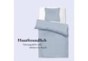 Bestlivings Bettbezug Micro-Melange Blau 135x200cm + 80x80cm Mikrofaser Bild 1