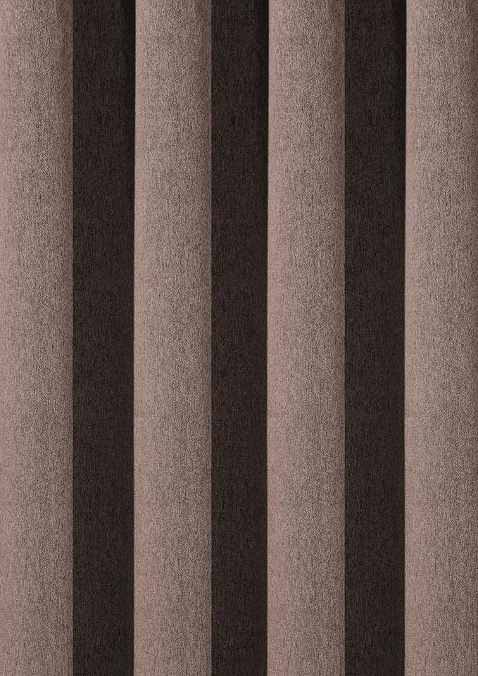 Verdi Verdunkelungsvorhang Frauke Dim-Out Braun 135 x 245 cm - Bild 3