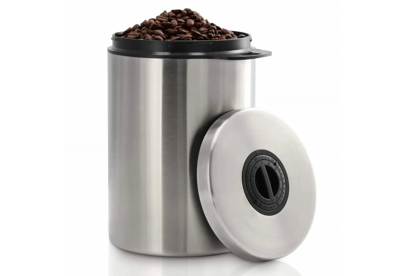 Xavax Kaffeedose Edelstahl 1kg Luftdicht Silber - Bild 2