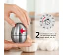 Xavax Küchentimer Eieruhr Edelstahl Silber Analog Bild 1