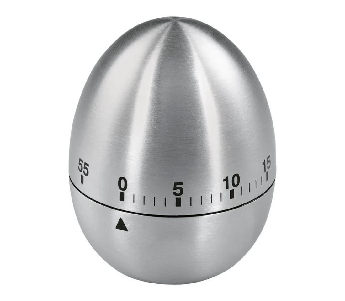 Xavax Küchentimer Eieruhr Edelstahl Silber Analog - Bild 4