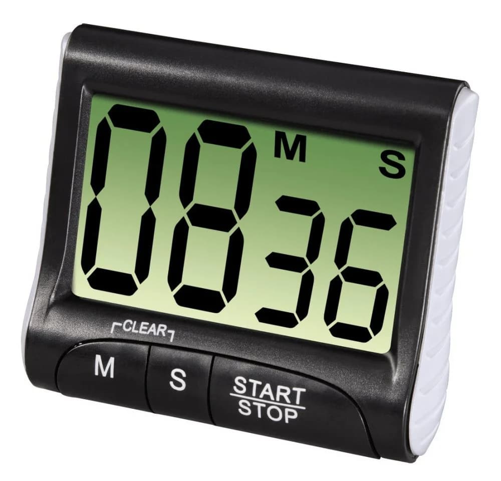 Xavax Digitaler Küchentimer Schwarz Timer & Stopp-Uhr 99:59 min - Bild 2