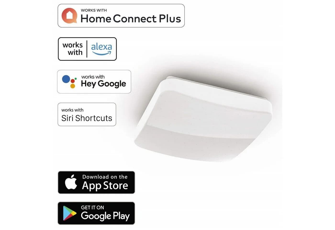 Hama LED Deckenleuchte WiFi Dimmbar Weiß Smart Home - Bild 2