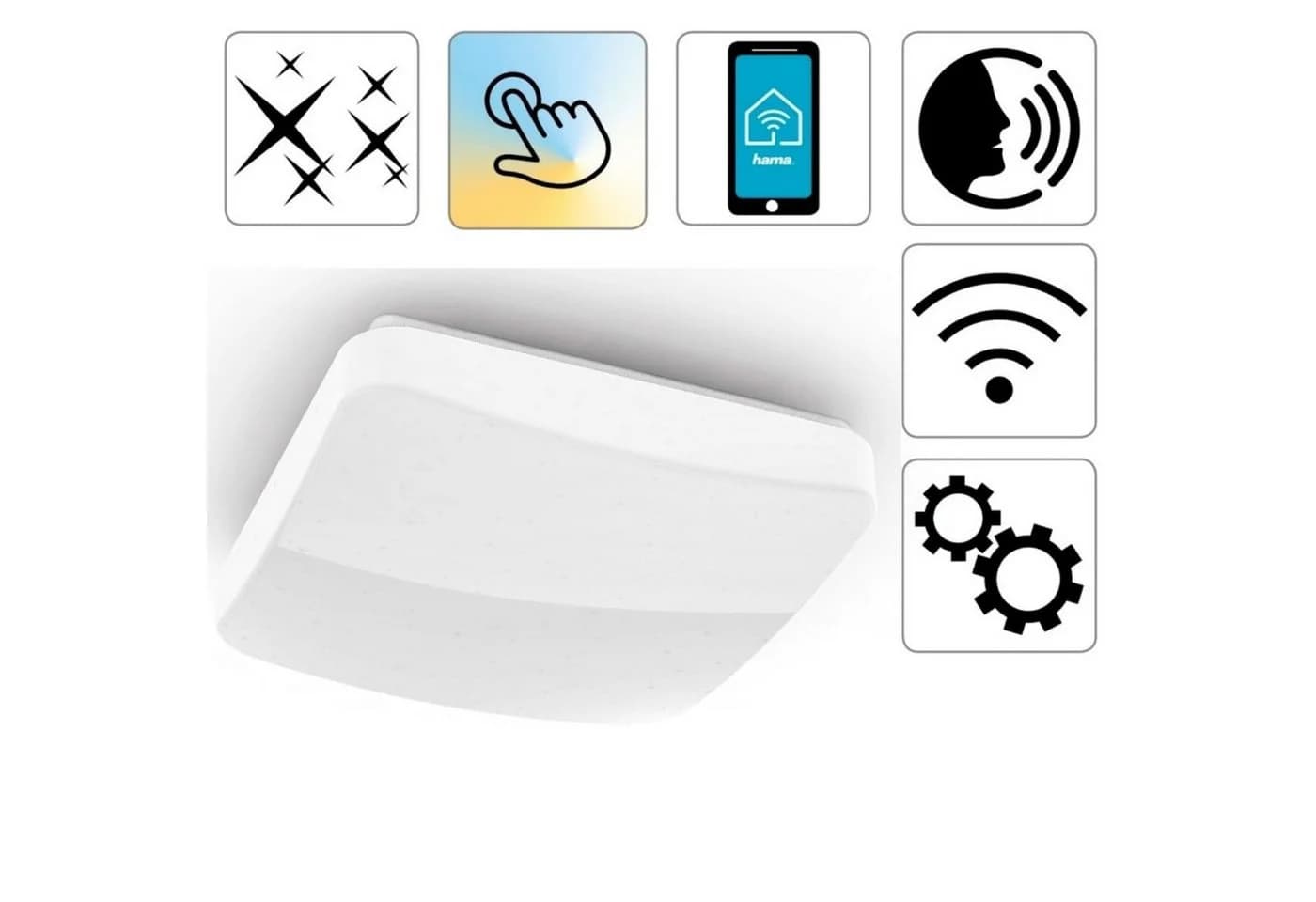 Hama LED Deckenleuchte WiFi Dimmbar Weiß Smart Home - Bild 4