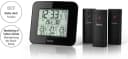 HAMA Wetterstation EWS-Trio mit 3 Sensoren Schwarz DCF-Funkuhr Bild 5