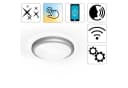 Hama LED Deckenleuchte WiFi Dimmbar Weiss Silber Smart Home Bild 5