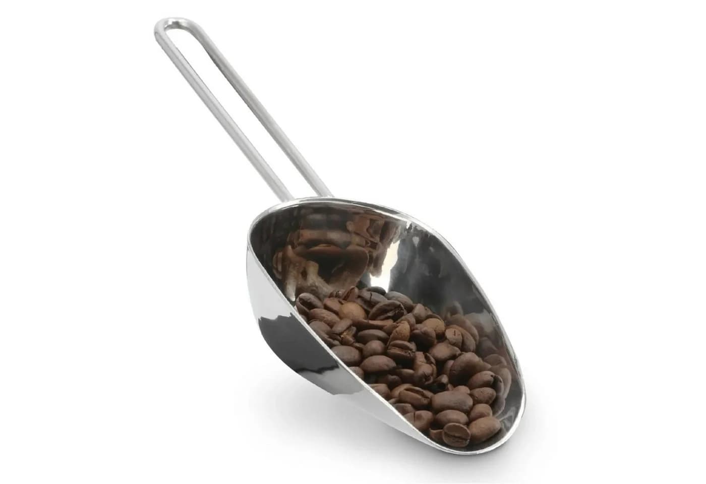 Xavax Kaffeedose Edelstahl Luftdicht mit Dosierlöffel Silber