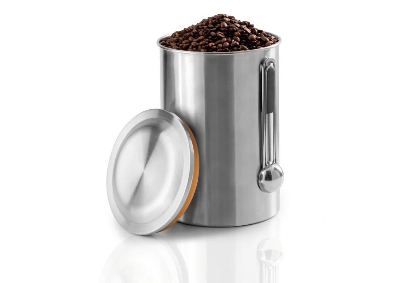 Xavax Kaffeedose Edelstahl Luftdicht mit Dosierlöffel Silber - Bild 2