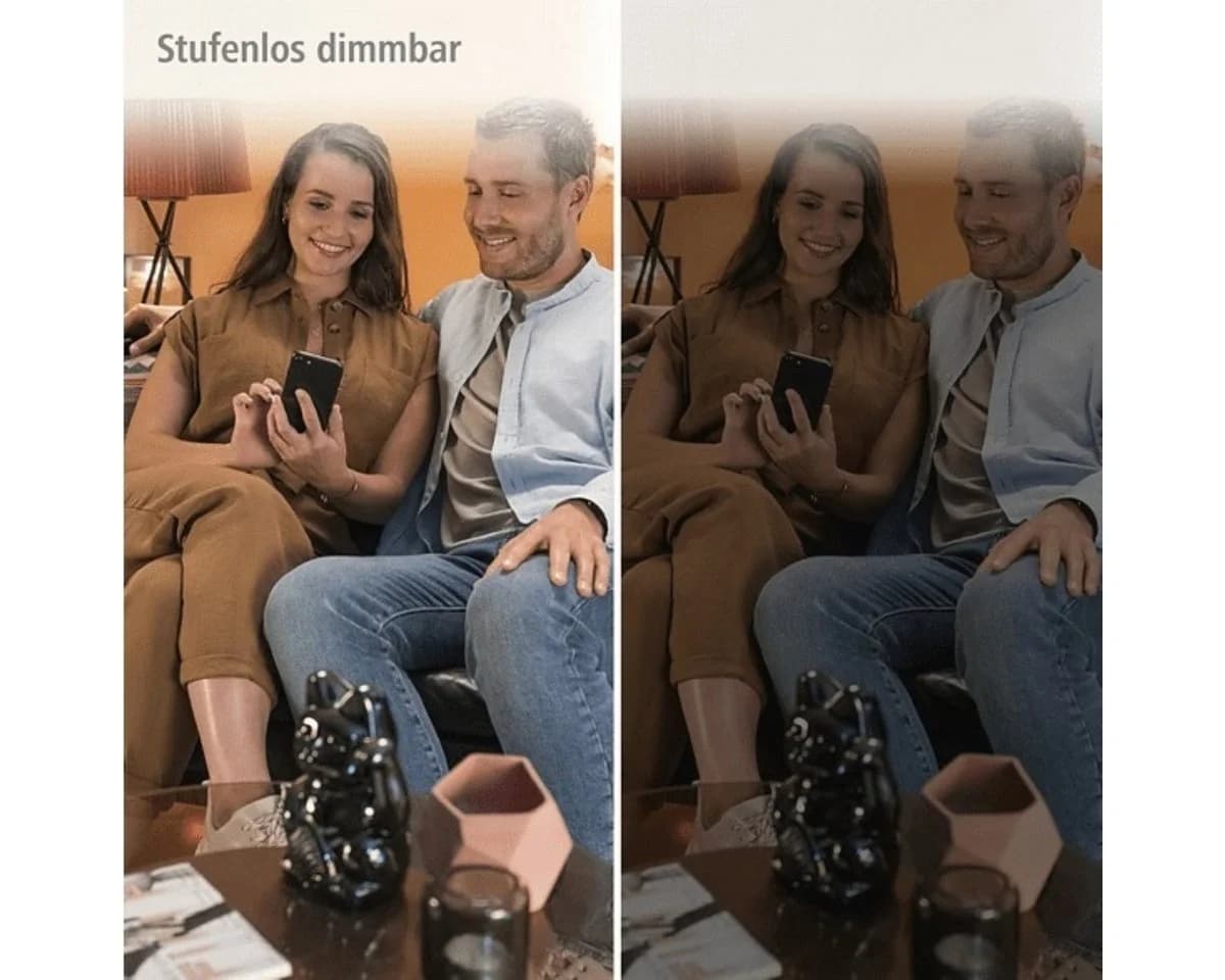 Hama LED Einbaustrahler 3x WiFi Smarte Beleuchtung Dimmbar App Sprachsteuerung Weiß - Bild 4