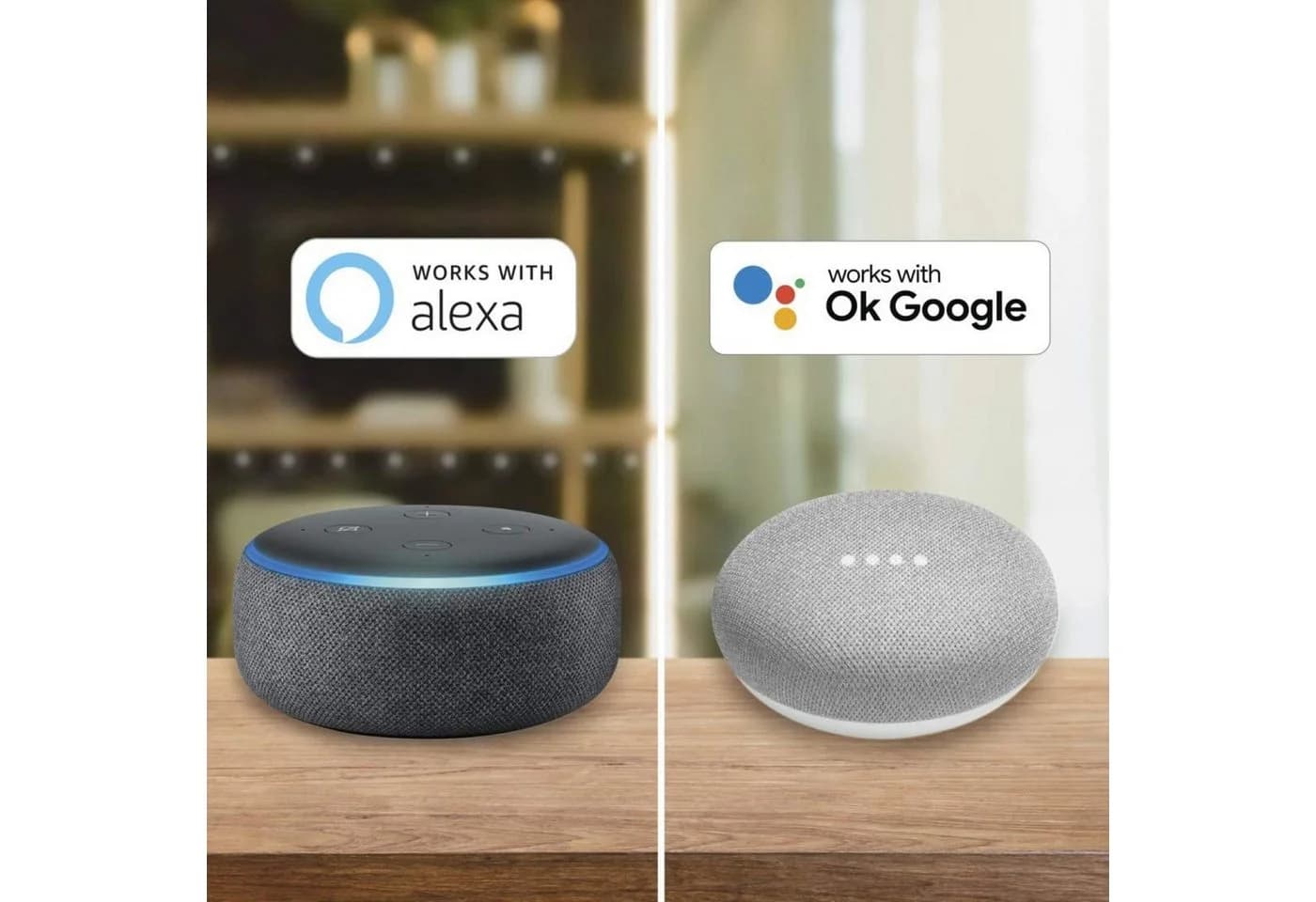 Hama Smarte LED-Leuchte WLAN E14 Dimmbar Weiß Alexa Google - Bild 3