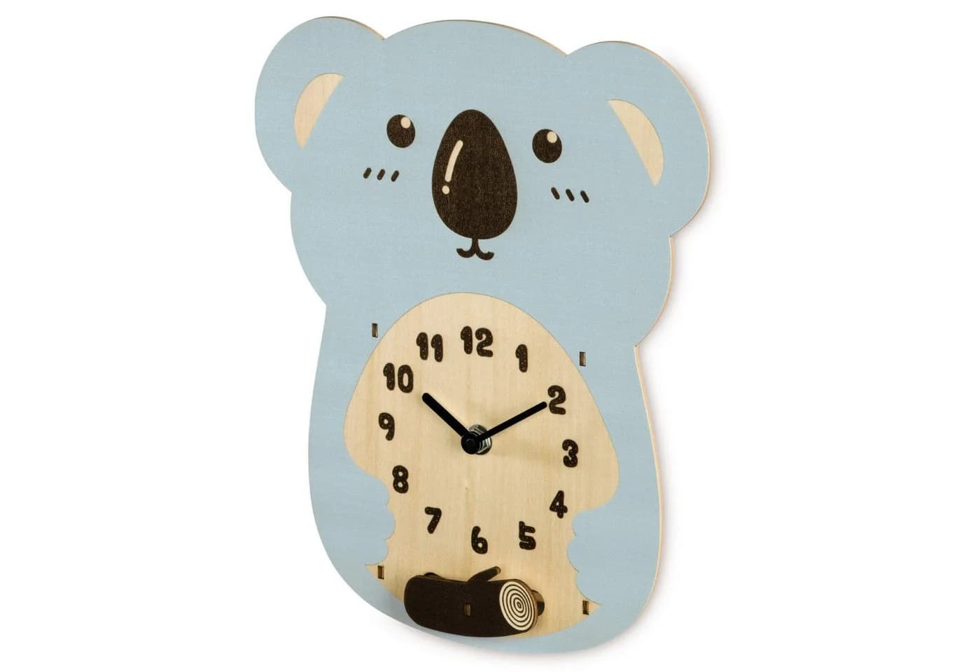Hama Kinderwanduhr Koala Holz Analog mit Pendel