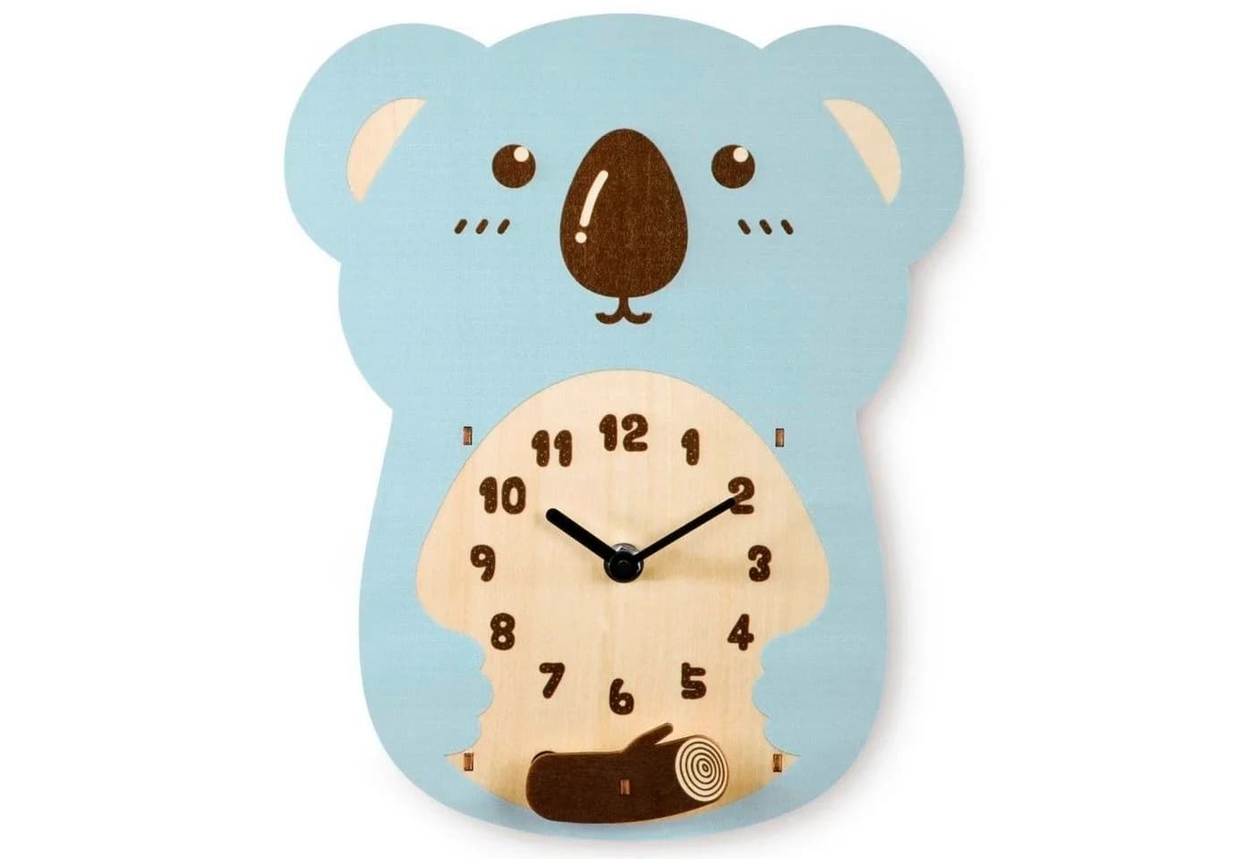 Hama Kinderwanduhr Koala Holz Analog mit Pendel - Bild 2
