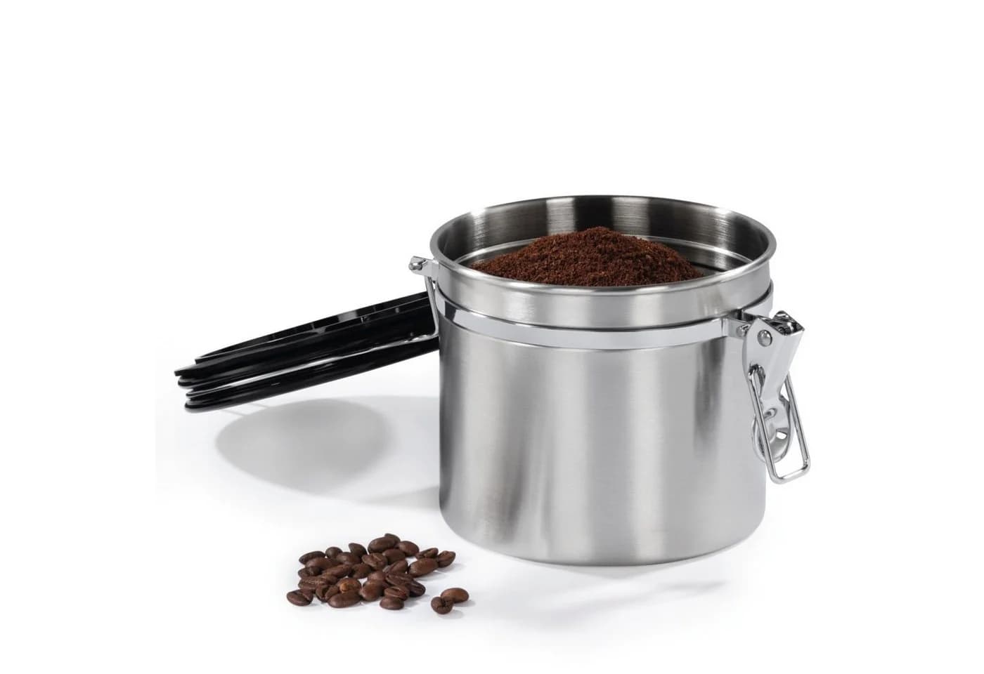 Xavax Kaffeedose Edelstahl 500g Luftdicht Silber