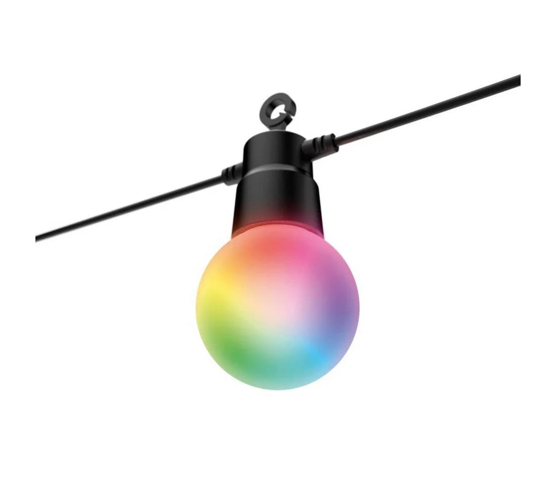 HAMA LED-Lichterkette Outdoor mit App 12 Glühbirnen bunt - Bild 5