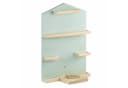 Hama Wandregal Holz Blau mit Magnet-Ablage für Toniebox Bild 1