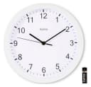 Hama Wanduhr Elba Weiß 25 cm Geräuscharm Quarzuhr Bild 1