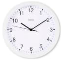 Hama Wanduhr Elba Weiß 25 cm Geräuscharm Quarzuhr Bild 3