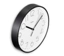 Hama Wanduhr Salina Schwarz 22cm Geräuscharm Analog Bild 1