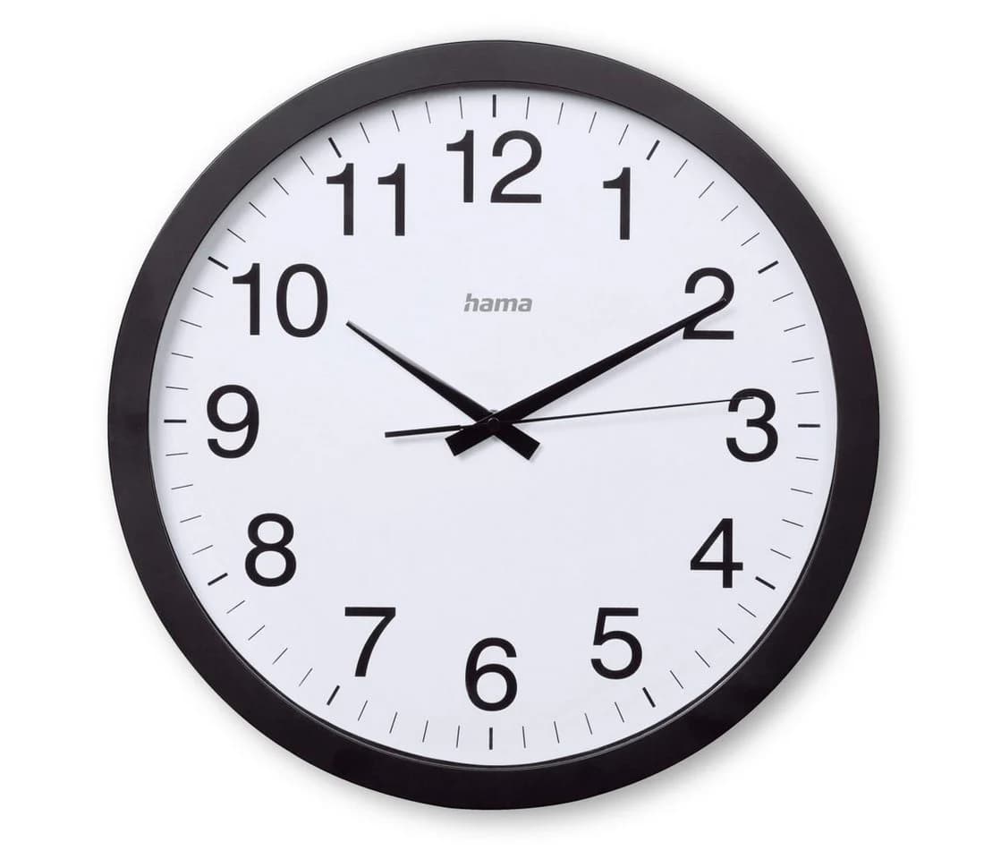 HAMA Wanduhr Aruba 40cm Schwarz - Bild 2