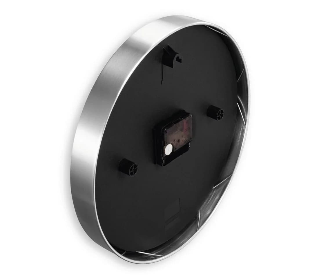 Hama Funkwanduhr Fidschi Silber Rosa Aluminium - Bild 3