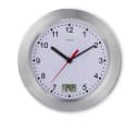 Hama Wanduhr Mauritius Silber mit Thermometer und Saugnäpfen Bild 2