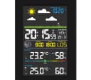 Hama Wetterstation Funk mit Außensensor Schwarz Digital Vorhersage Bild 1