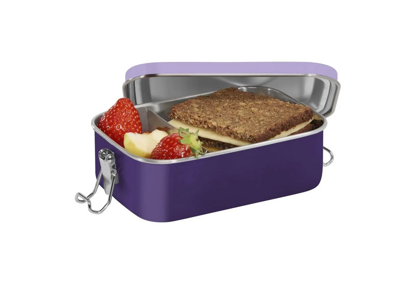 Step by Step Lunchbox Edelstahl 0,8 Liter mit Trennwand - Bild 3