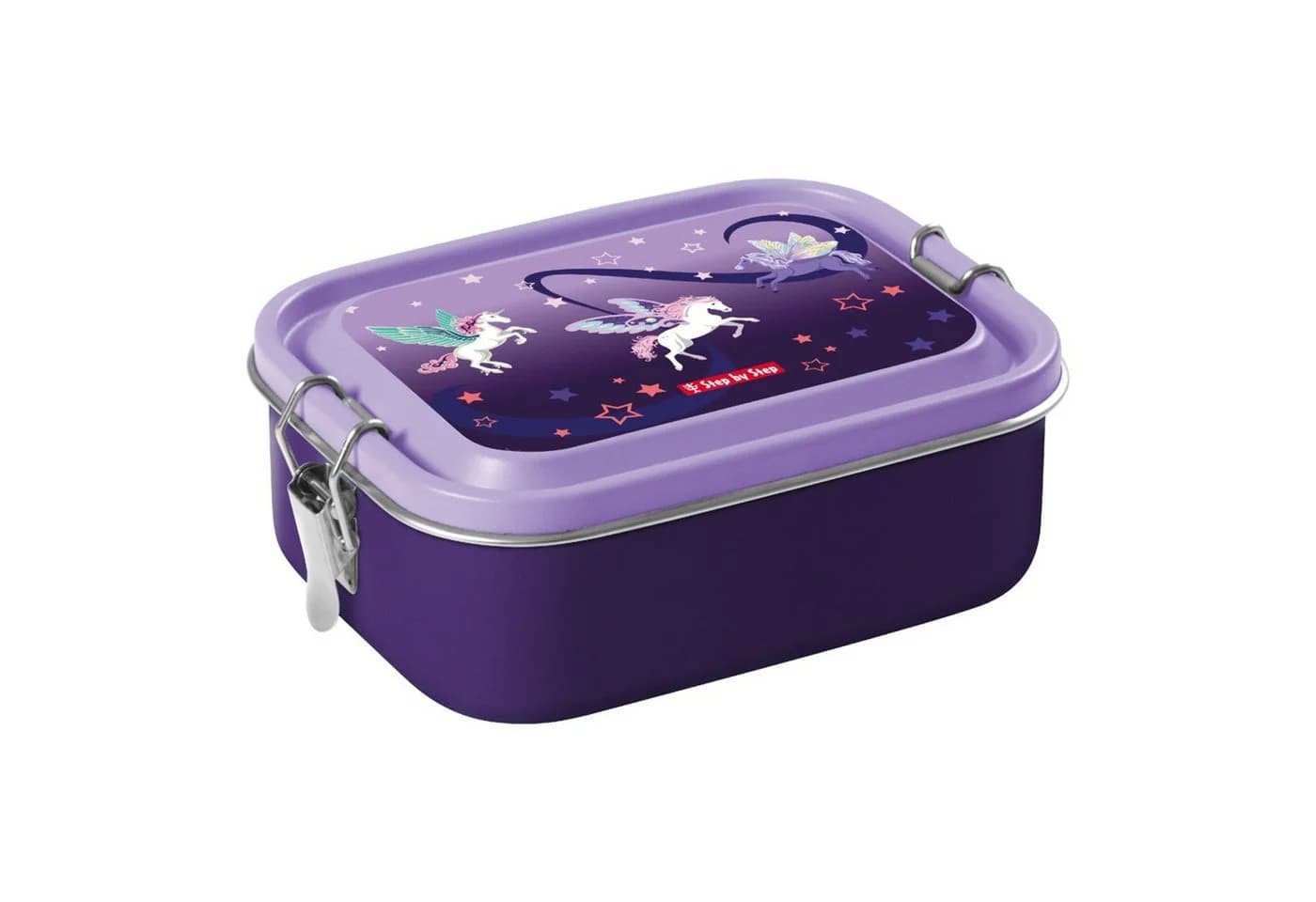 Step by Step Lunchbox Edelstahl 0,8 Liter mit Trennwand - Bild 2