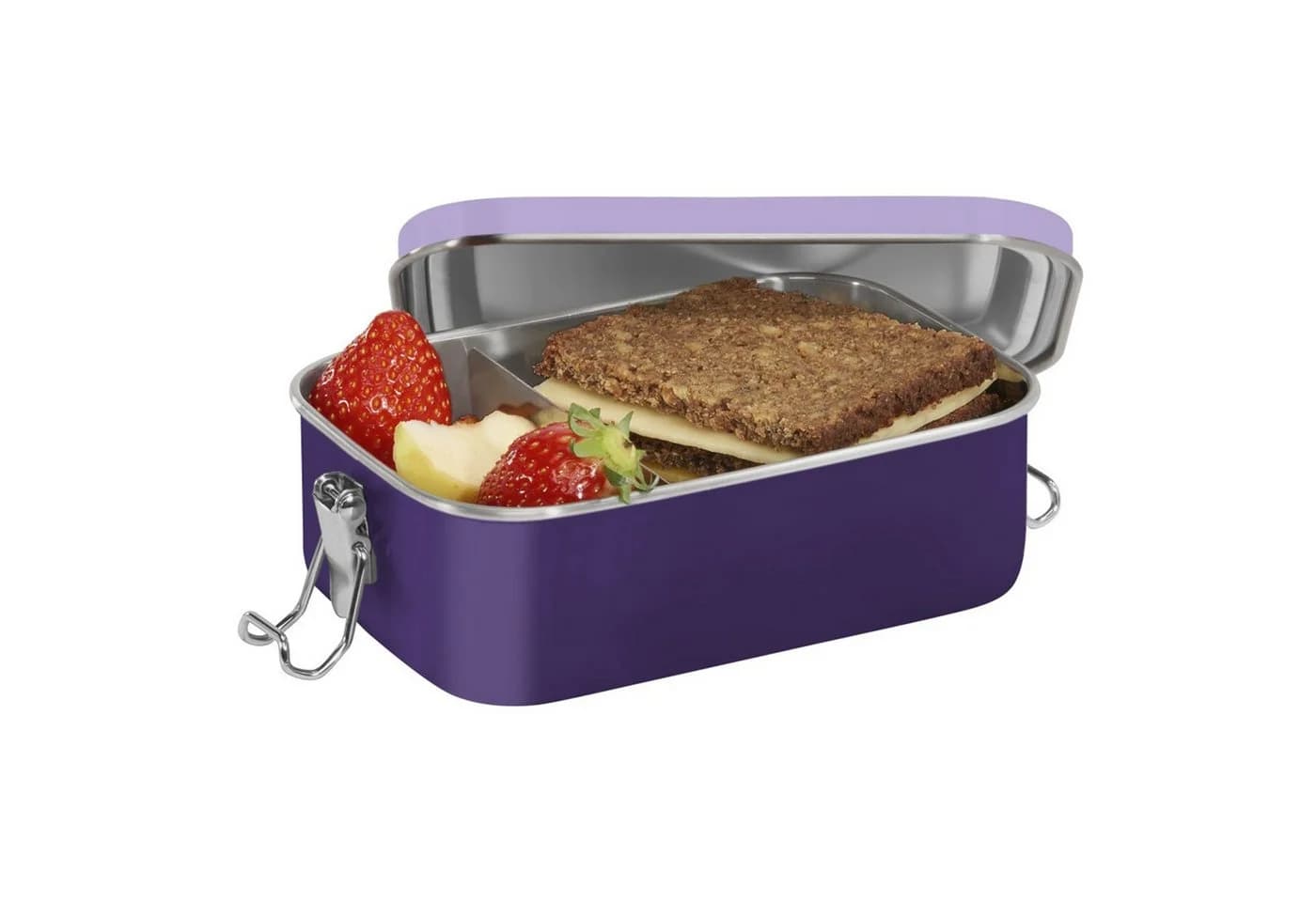 Step by Step Lunchbox Edelstahl 0,8 Liter mit Trennwand - Bild 3
