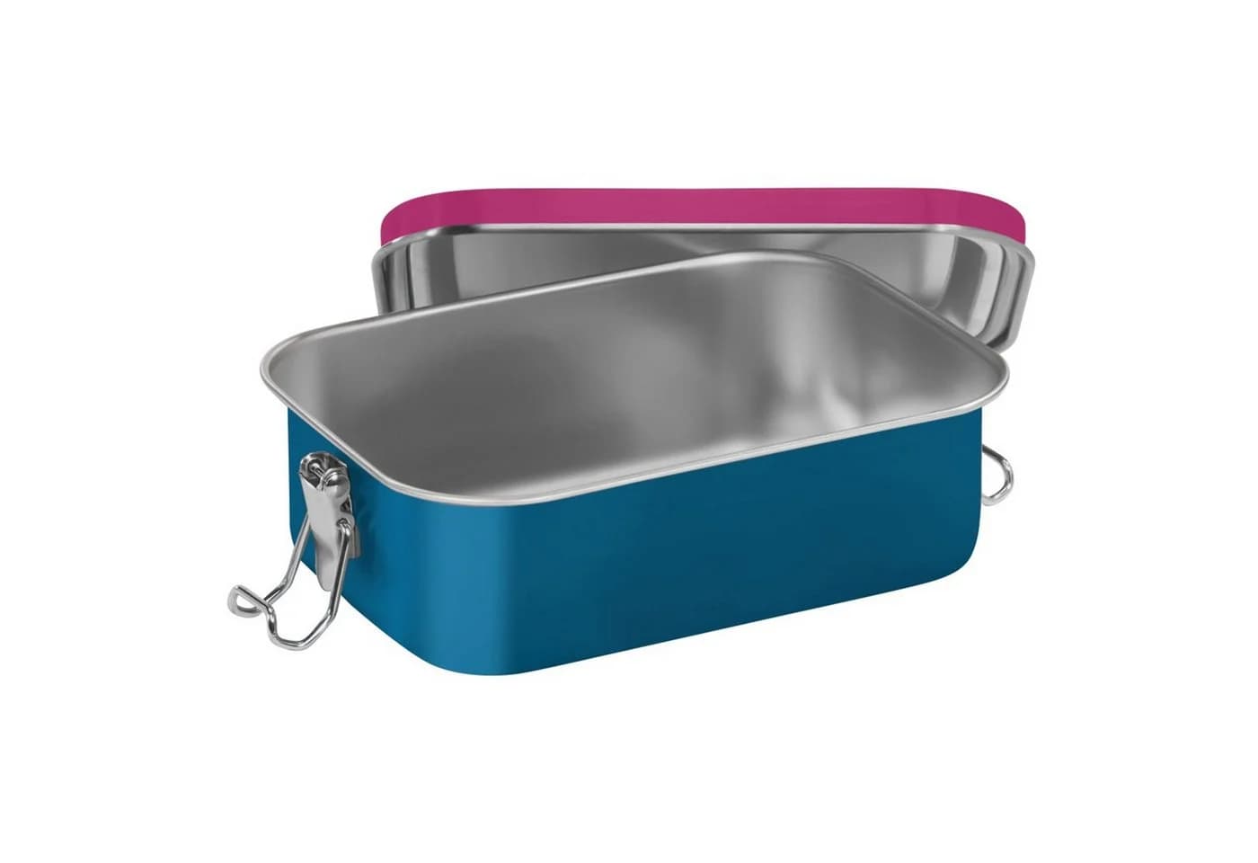 Step by Step Lunchbox Edelstahl 0,8 Liter mit Trennwand