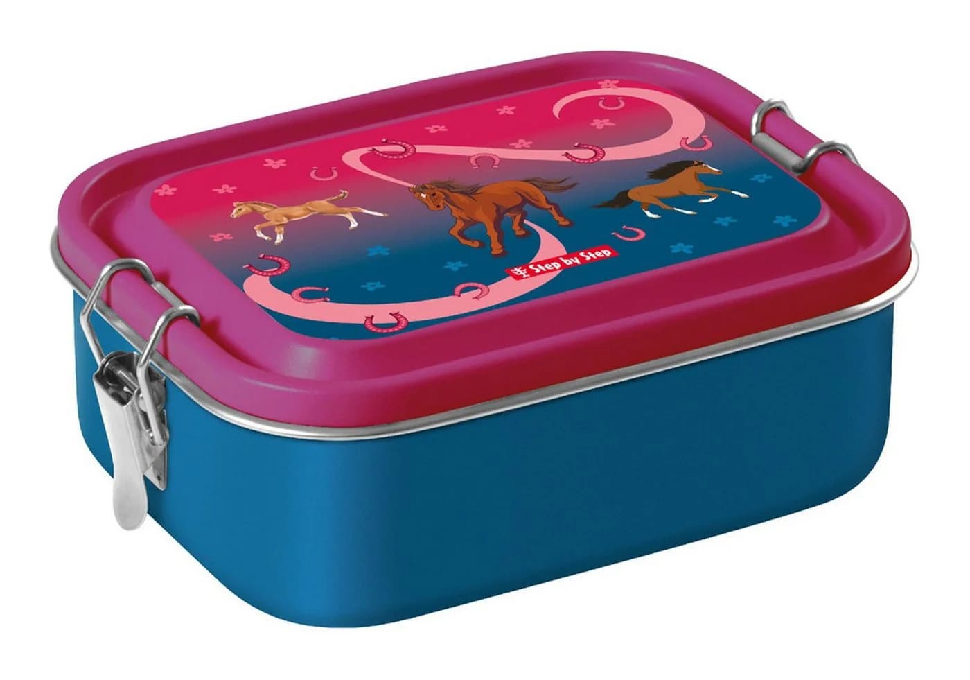 Step by Step Lunchbox Edelstahl 0,8 Liter mit Trennwand - Bild 2