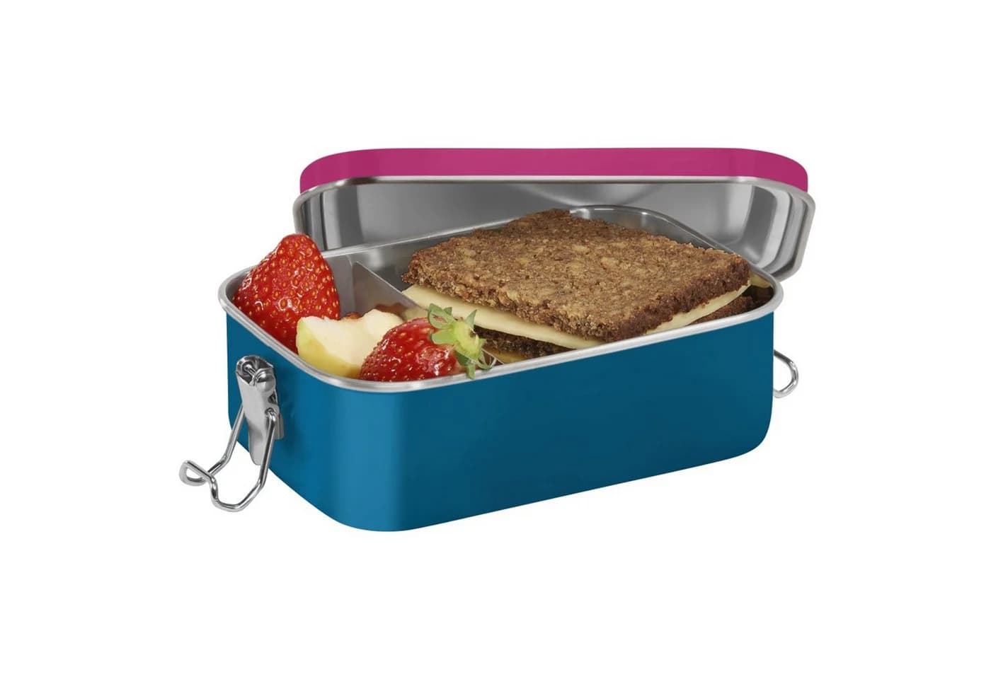 Step by Step Lunchbox Edelstahl 0,8 Liter mit Trennwand - Bild 4