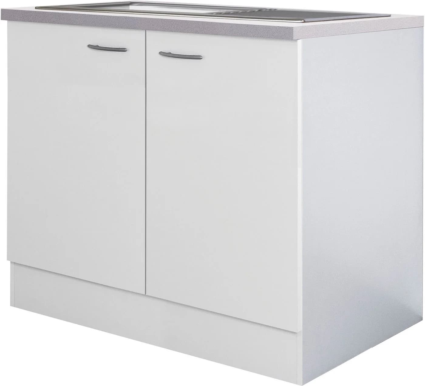 Flex-Well Spülenschrank Wito Weiß mit Arbeitsplatte - Bild 3