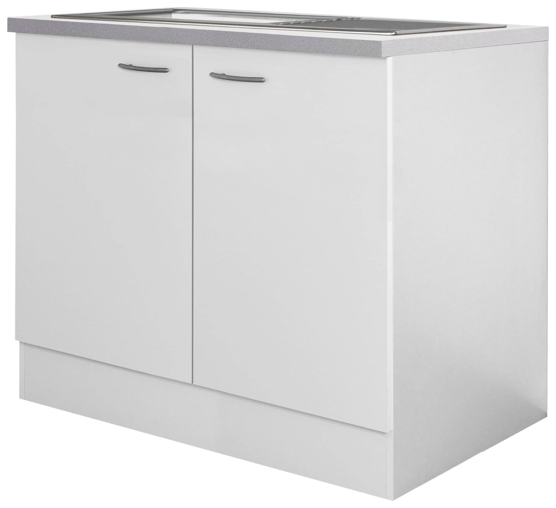 Flex-Well Spülenschrank Wito Weiß mit Arbeitsplatte - Bild 5