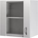 Flex-Well Glashängeschrank Wito Weiß mit Stollenglastüren Bild 1