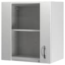 Flex-Well Glashängeschrank Wito Weiß mit Stollenglastüren Bild 2