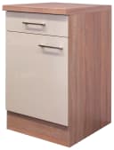 Flex-Well Unterschrank Nepal 50cm Braun Weiß Bild 2