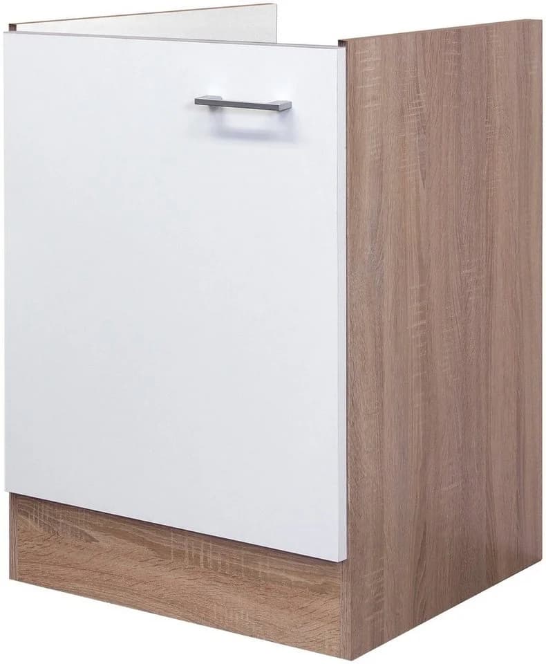 Flex-Well Spülenschrank Samoa Weiß Holzdekor Kompakt - Bild 2