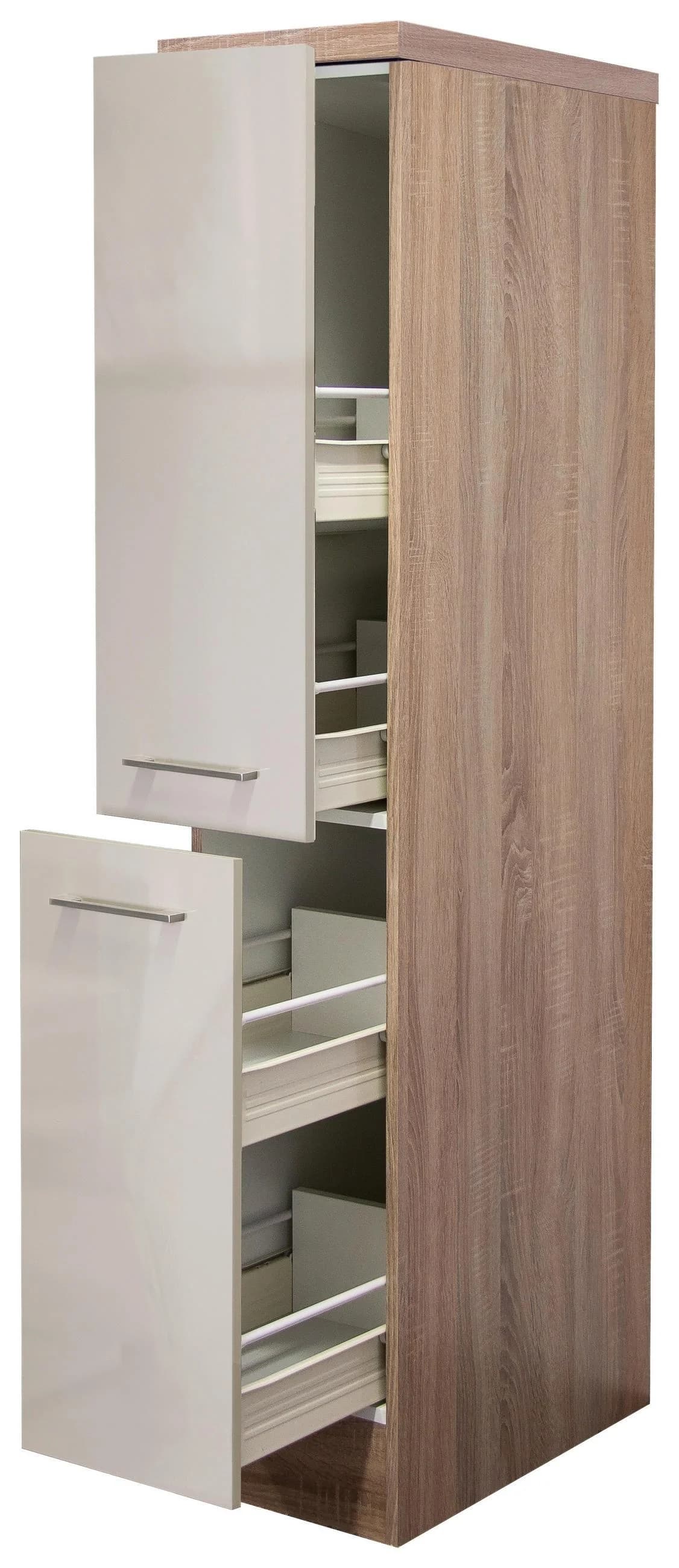 Flex-Well Apothekerschrank Nepal Braun Kaschmir Glanz - Bild 2