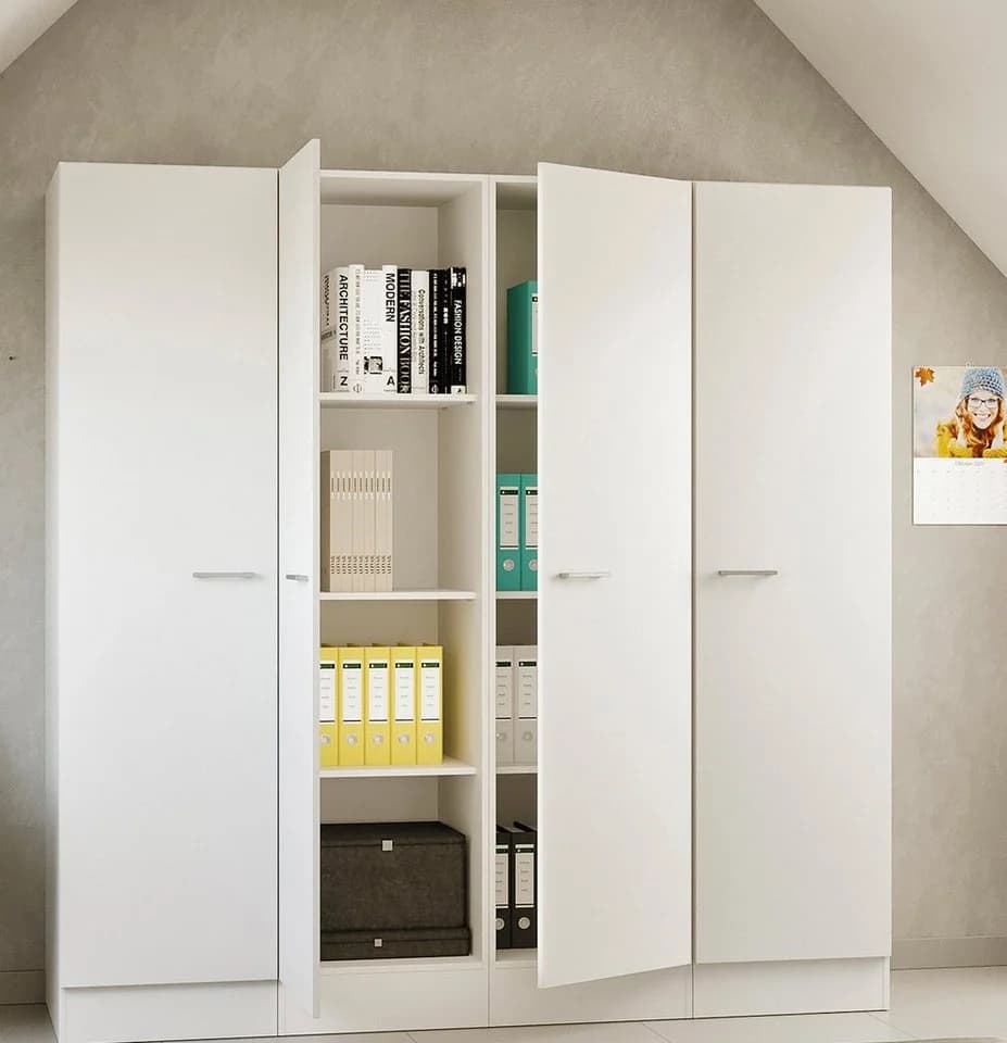 Flex-Well Seitenschrank Lucca Weiß Moderner Geschirrschrank - Bild 5