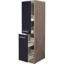Flex-Well Apothekerschrank Antigua Anthrazit Eiche Holzwerkstoff Bild 1
