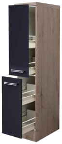 Flex-Well Apothekerschrank Antigua Anthrazit Eiche Holzwerkstoff Bild 2